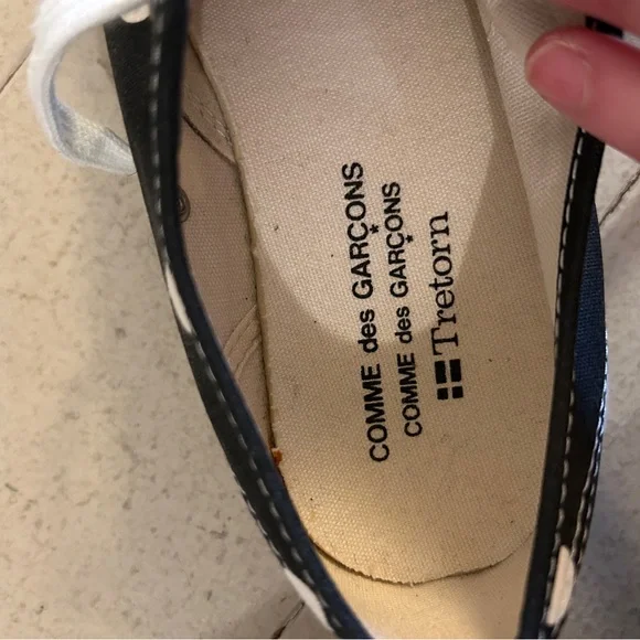 COMME des GARÇONS x Tretorn Dot Canvas Sneakers - Picture 6 of 9